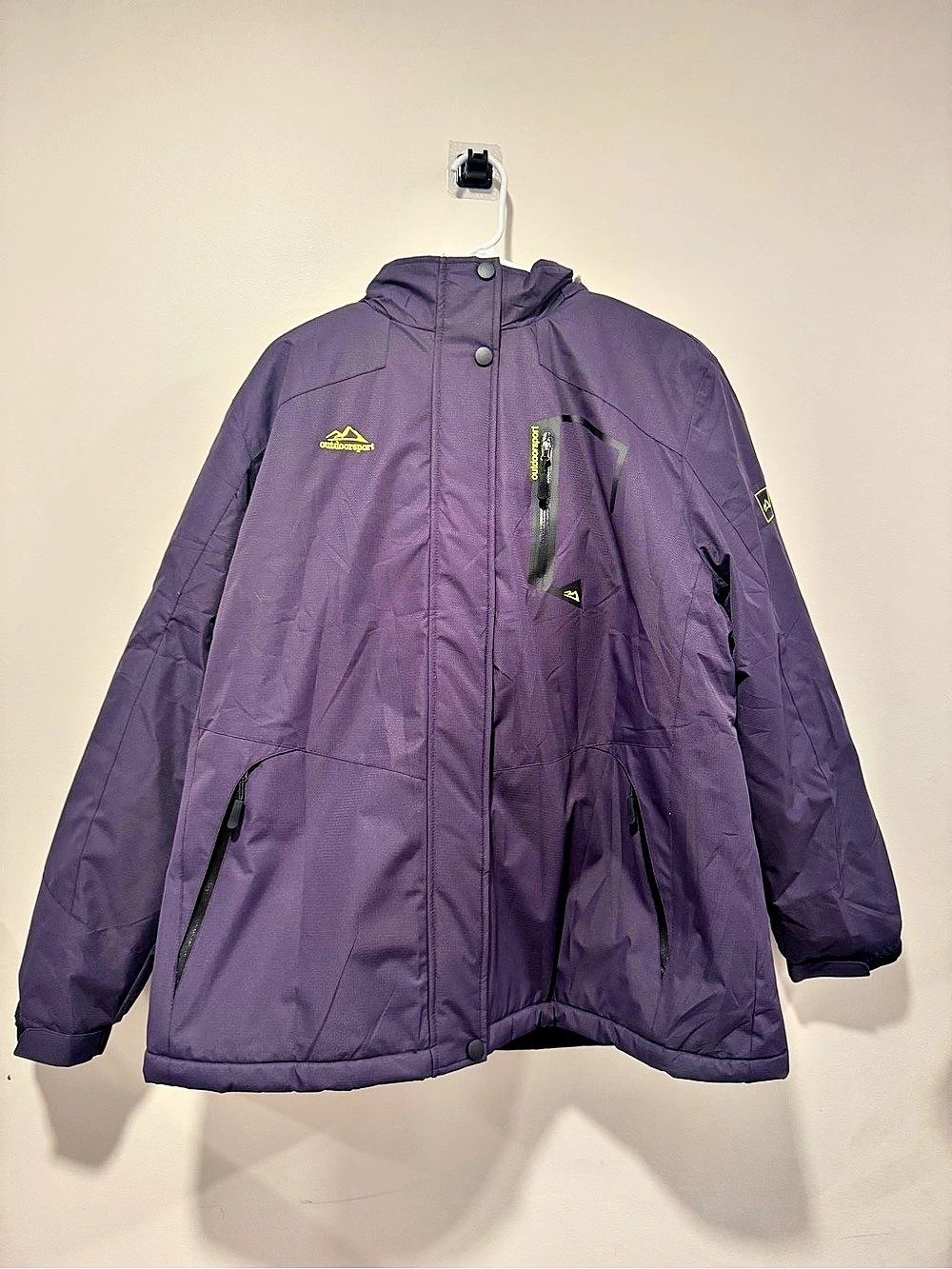 Outdoorsport Purple Ski Jacket Womens XL